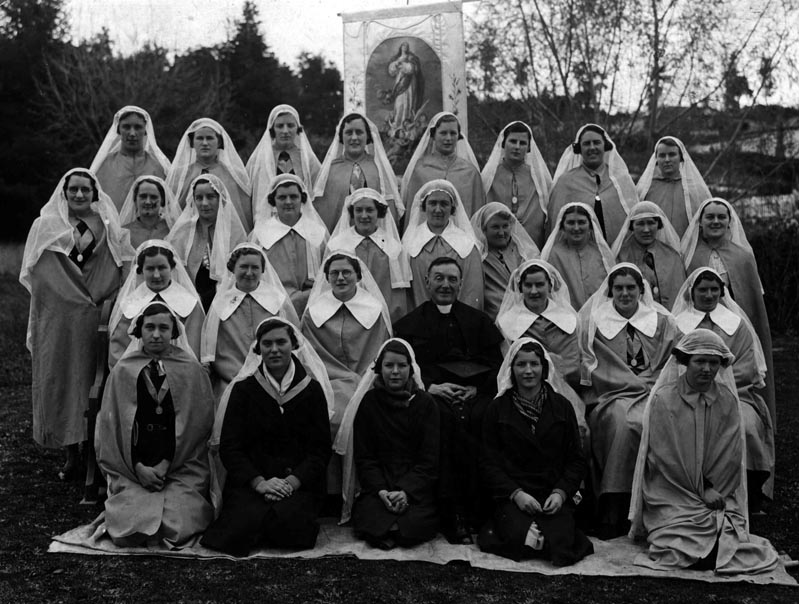 All Hallows School 1945 class photo